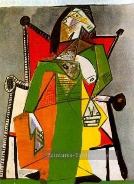  1941 Galerie - Femme assise dans un fauteuil 2 1941 Cubisme
